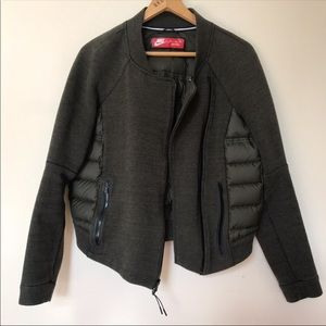 Nike womens tech fleece aeroloft moto jacket
